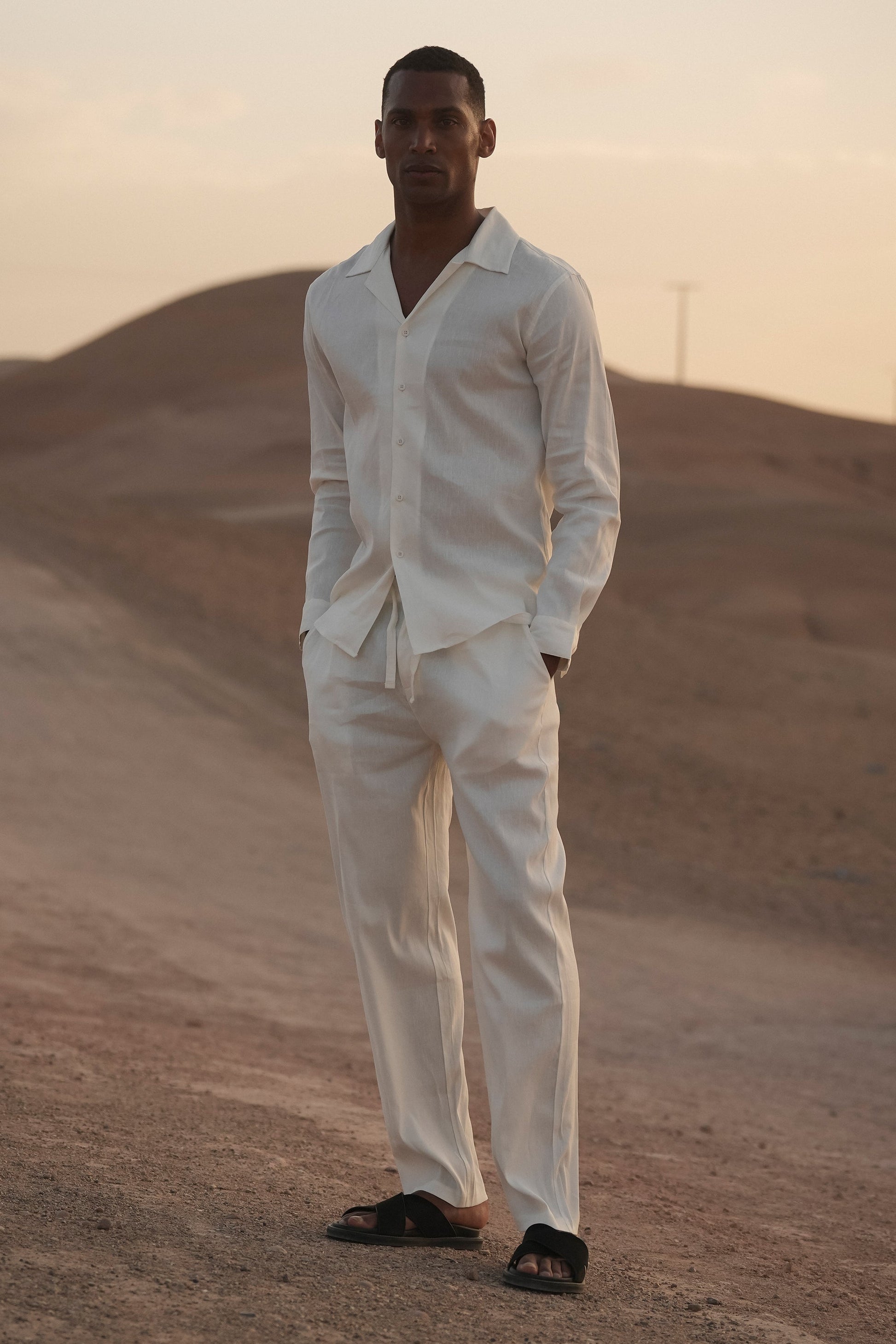 THE LINEN TROUSERS - PURECLO