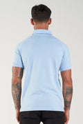 THE MUSCLE BUTTON POLO - PURECLO