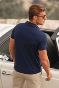 THE MUSCLE BUTTON POLO - PURECLO