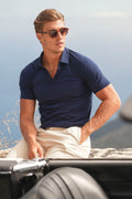 THE MUSCLE BUTTON POLO - PURECLO