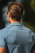 THE MUSCLE BUTTON POLO - PURECLO