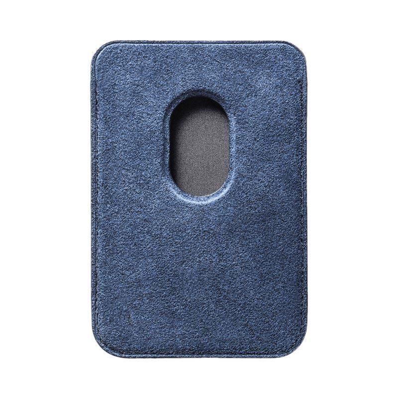Wallet Alcantara MagSafe - Ocean Blue