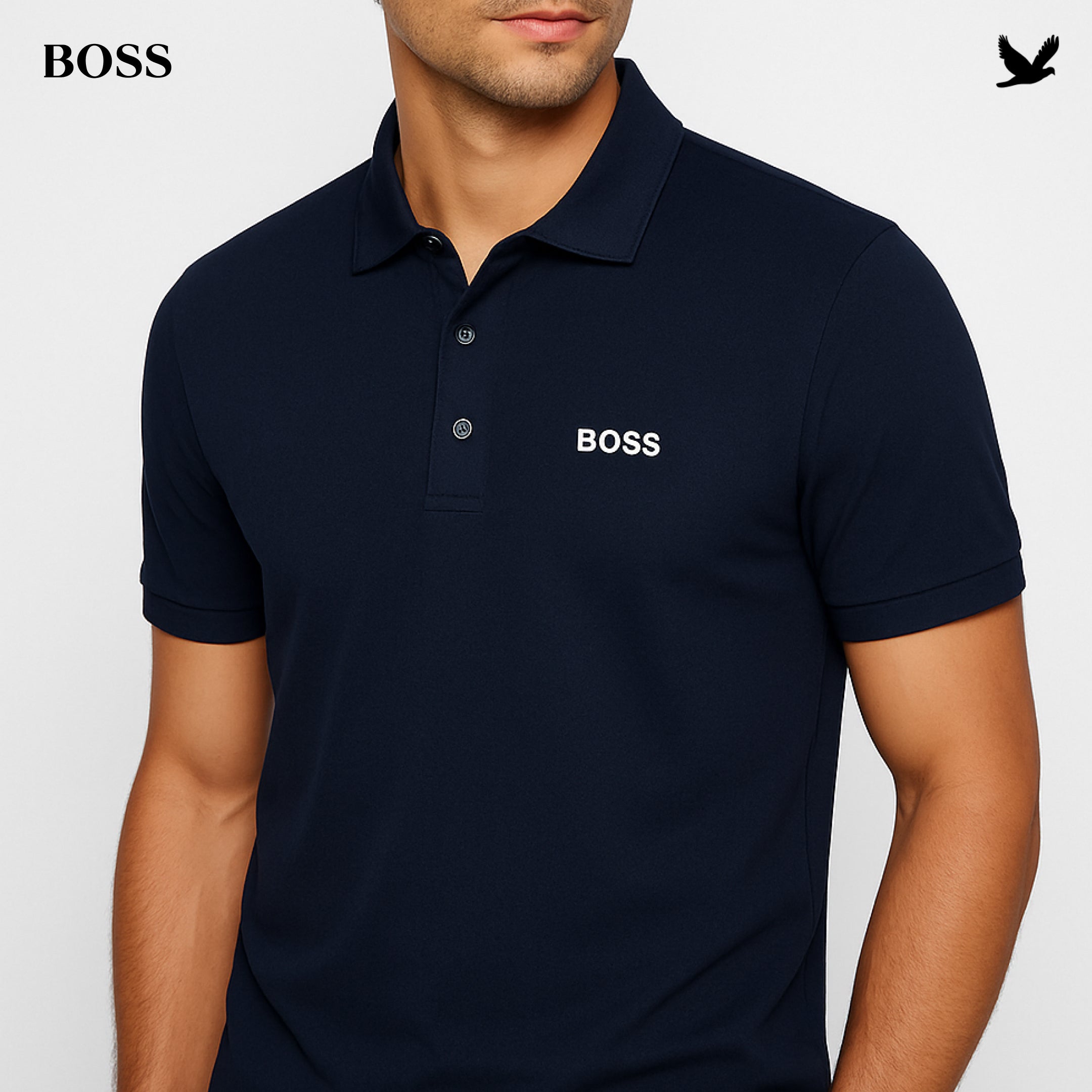[BUY 1, GET 2] 2-Pack Boss Essential Polo Shirts - Pure