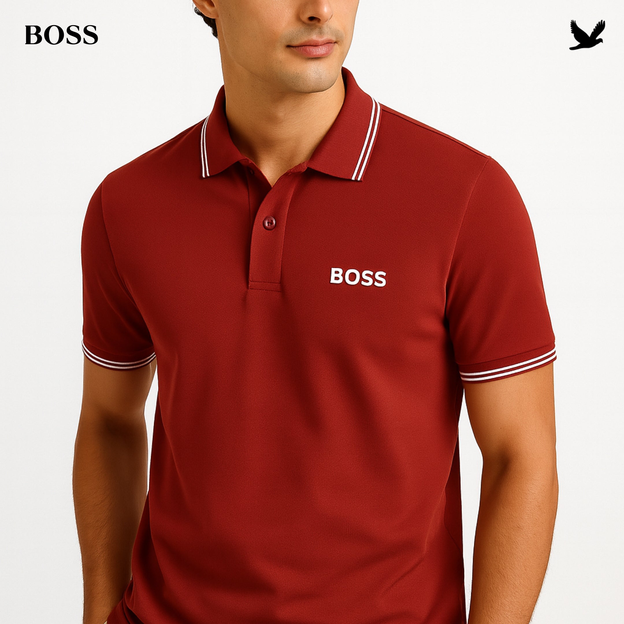 [BUY 1, GET 2] 2-Pack Boss Essential Polo Shirts - Pure