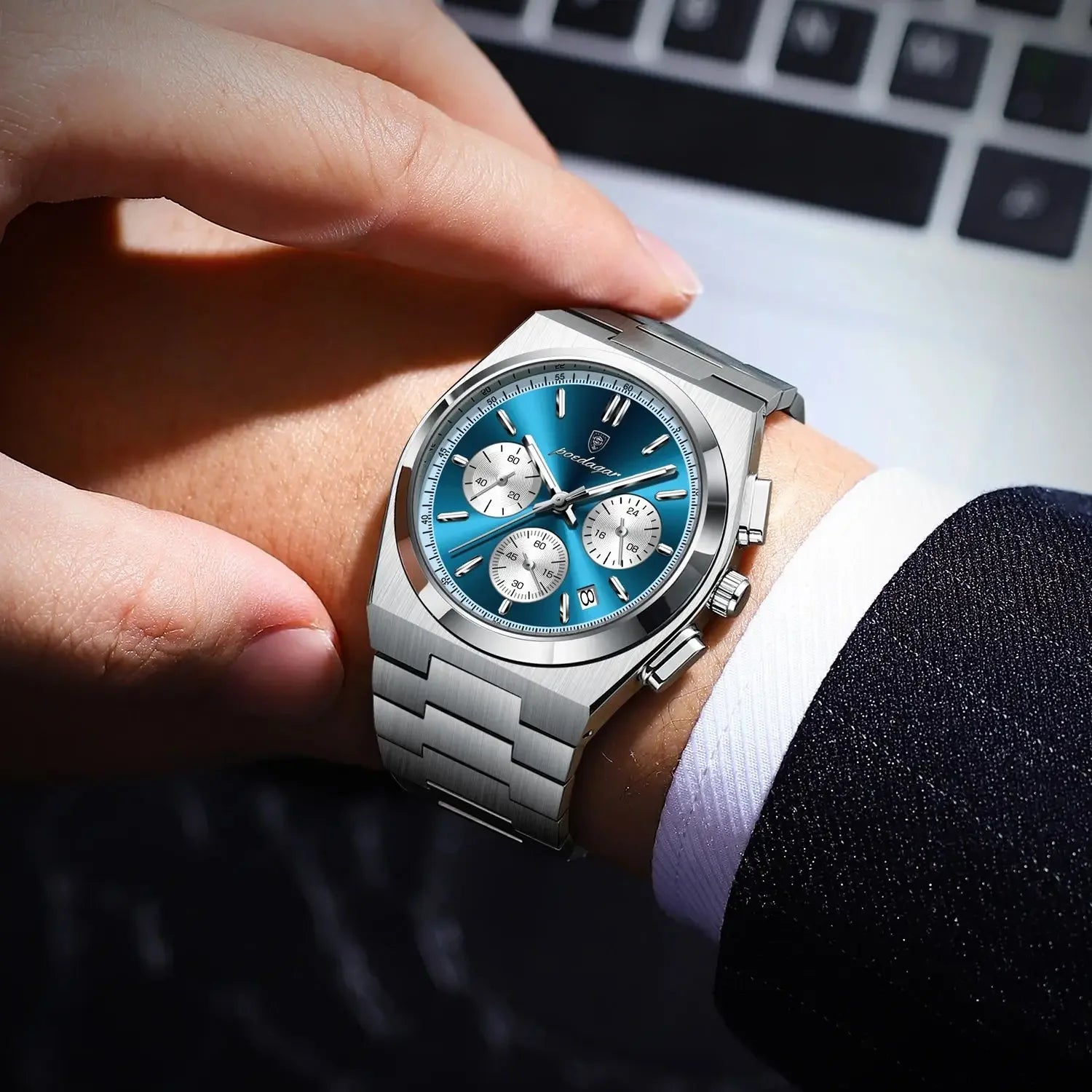 Poedagar Titanium Watch Norvex - Pure - PURECLO