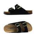 Birken California Suede Sandals for Men - Pure - PURECLO