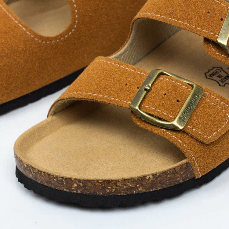 Birken California Suede Sandals for Men - Pure - PURECLO