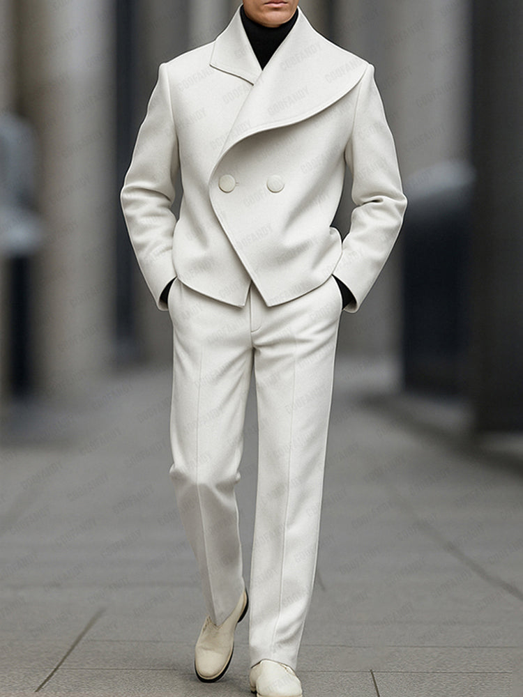 PURE Stylish Asymmetry Design Blazer Pants Set (65% OFF ONLY TODAY)