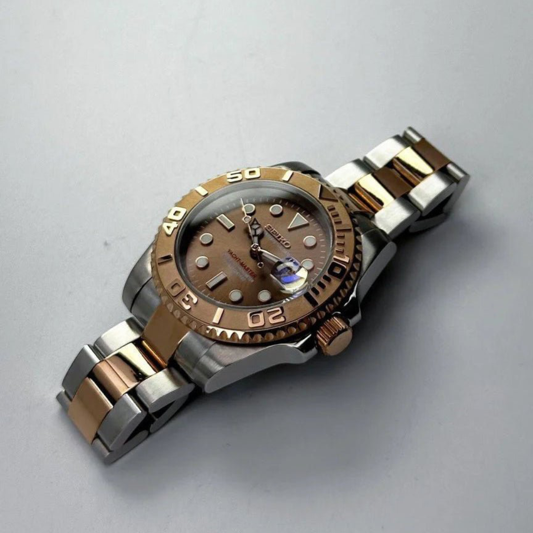 WATCH MOD YATCH | SILVER ROSE GOLD