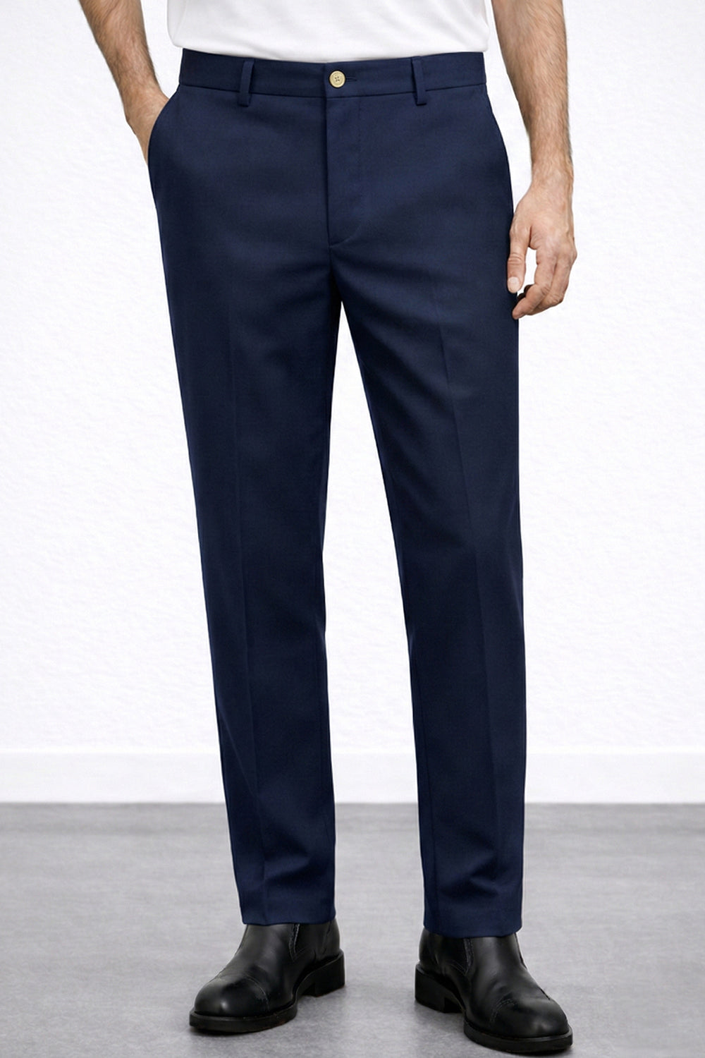 IVAR® Scuba Fitted Navy Korean Pant