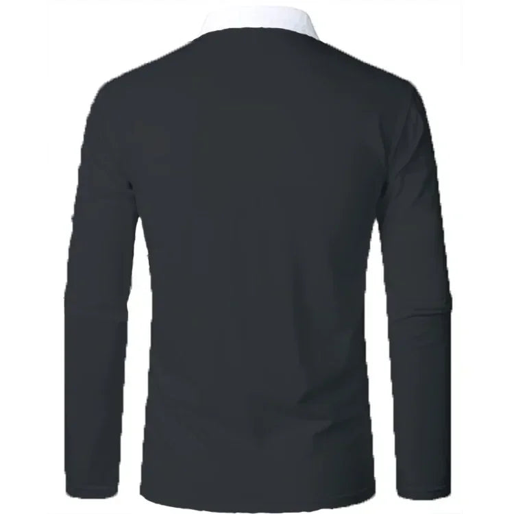 Men's Long Sleeve Polo Shirt Padrony - Pure - PURECLO