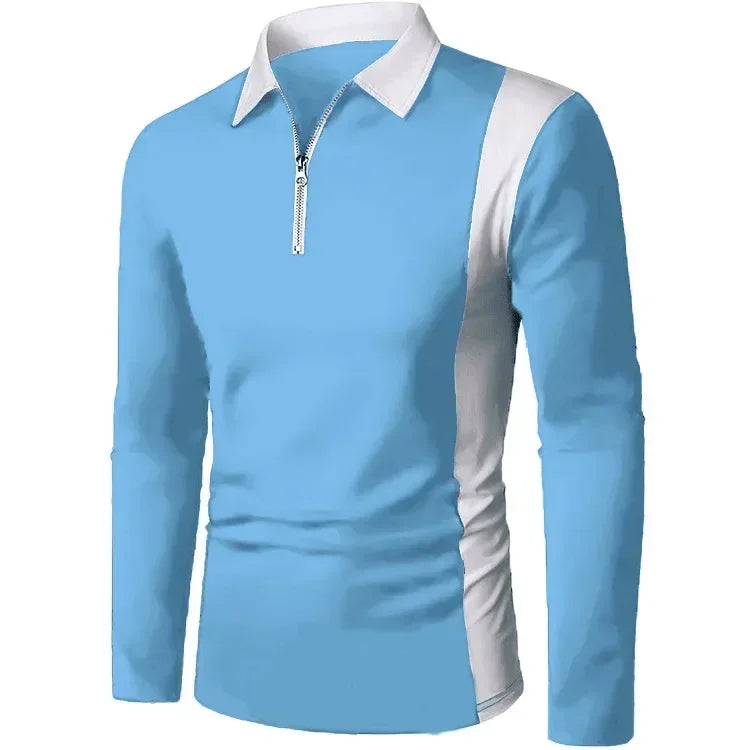 Men's Long Sleeve Polo Shirt Padrony - Pure - PURECLO
