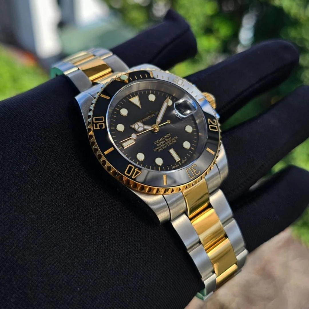 WATCH MOD MARINER | SILVER GOLD | NIGHT