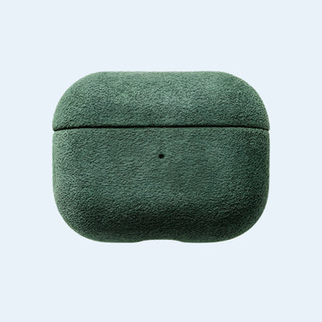 Alcantara Case - AirPods - Midnight Green