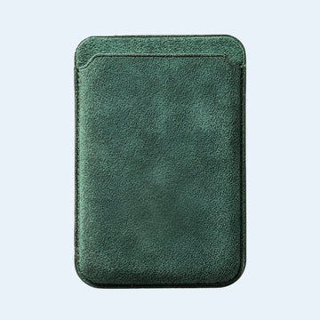 Wallet Alcantara MagSafe - Midnight Green
