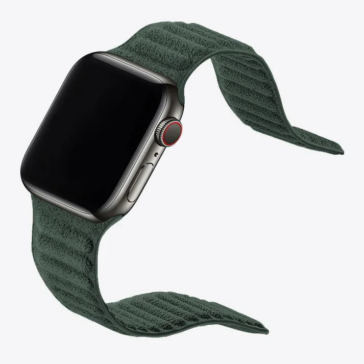 Alcantara Band Sport - Apple Watch - Midnight Green