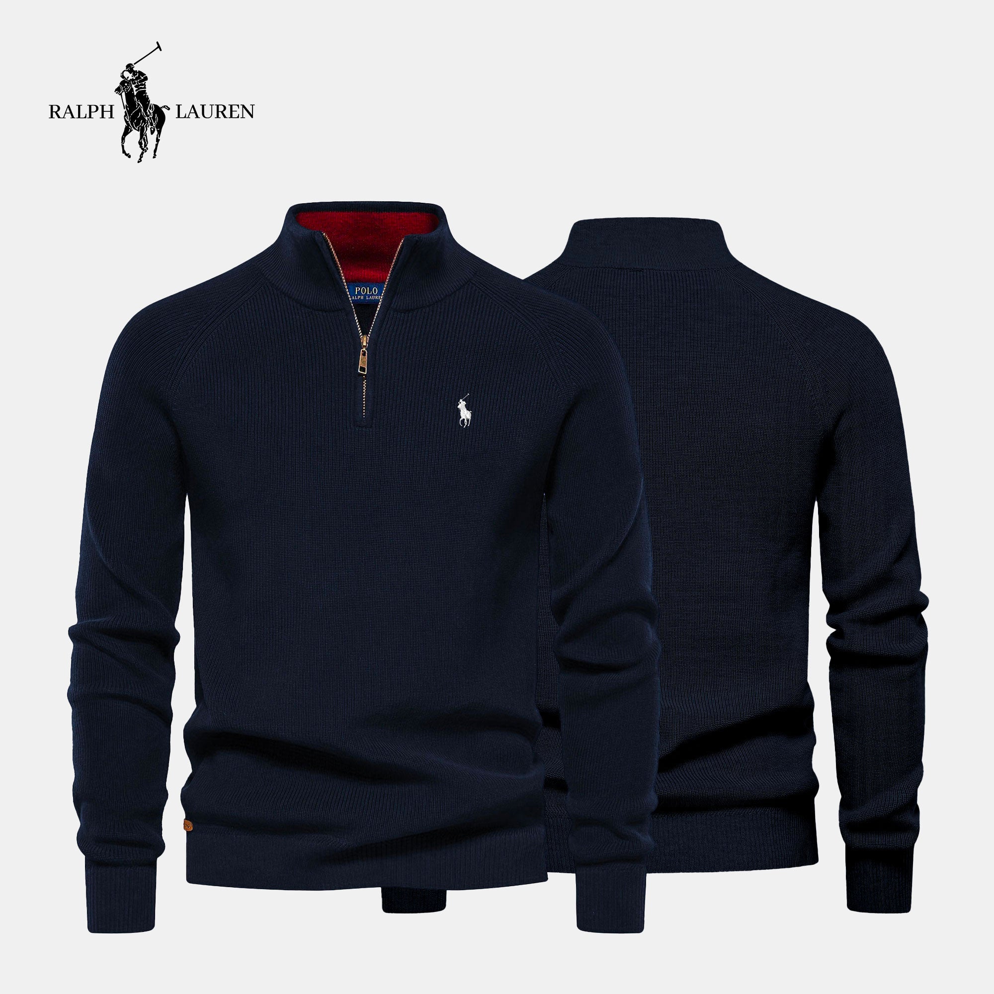 Pull Col Zippé R&L (DÉSTOCKAGE) - PURECLO