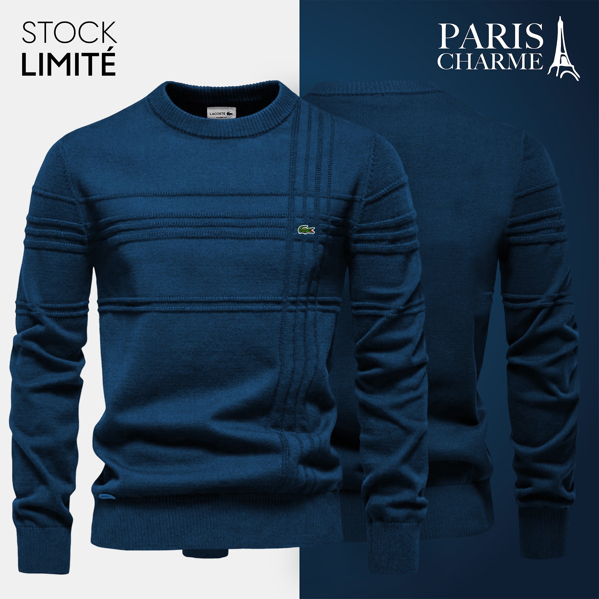 Pull Homme Texturé LC™ (DÉSTOCKAGE) - PURECLO