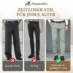 Pure TimelessFlex – Klassische Straight-Fit-Hose mit 4-Wege-Stretch