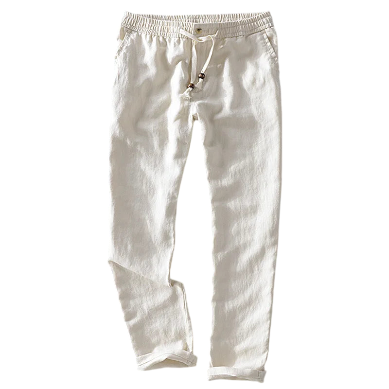 Men's Linen Trousers Morato - Pure