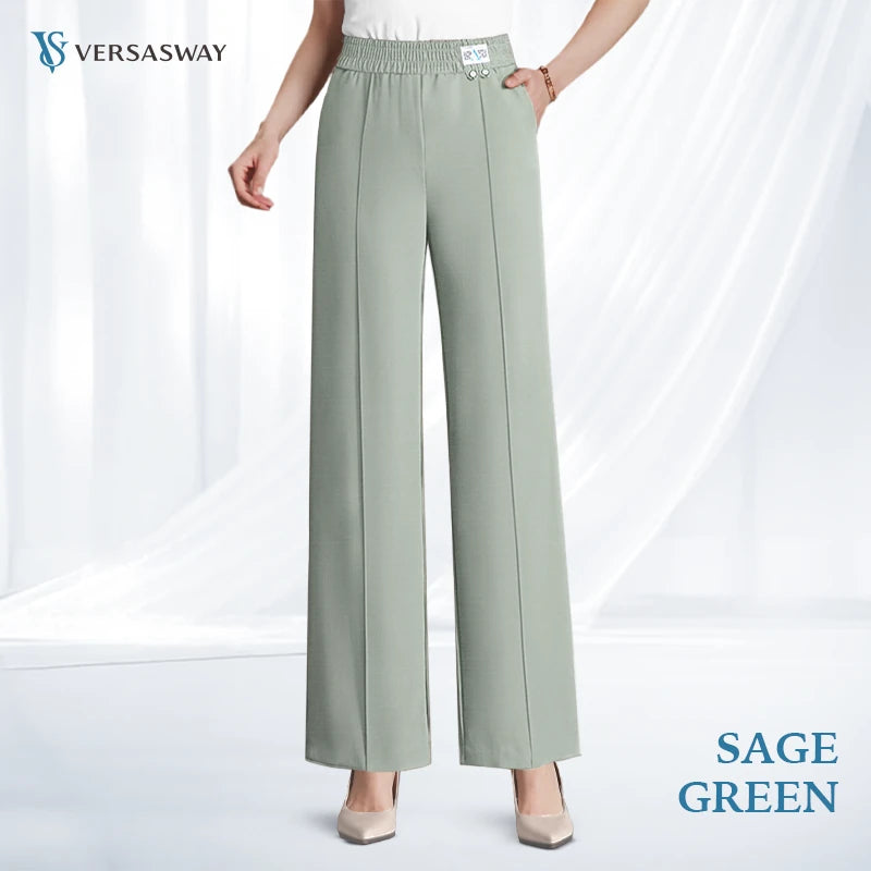 Pure VersaSway - Ultra Smooth High Rise Elastic Waist Comfy Pants