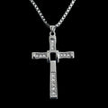 Dominic Toretto Necklace with 316L Stainless Steel Cross Pendant – Lifetime Warranty - PURECLO
