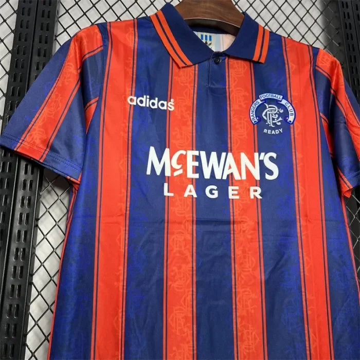 Retro Rangers Away Kit 1993 1994 Football Jersey - PURECLO