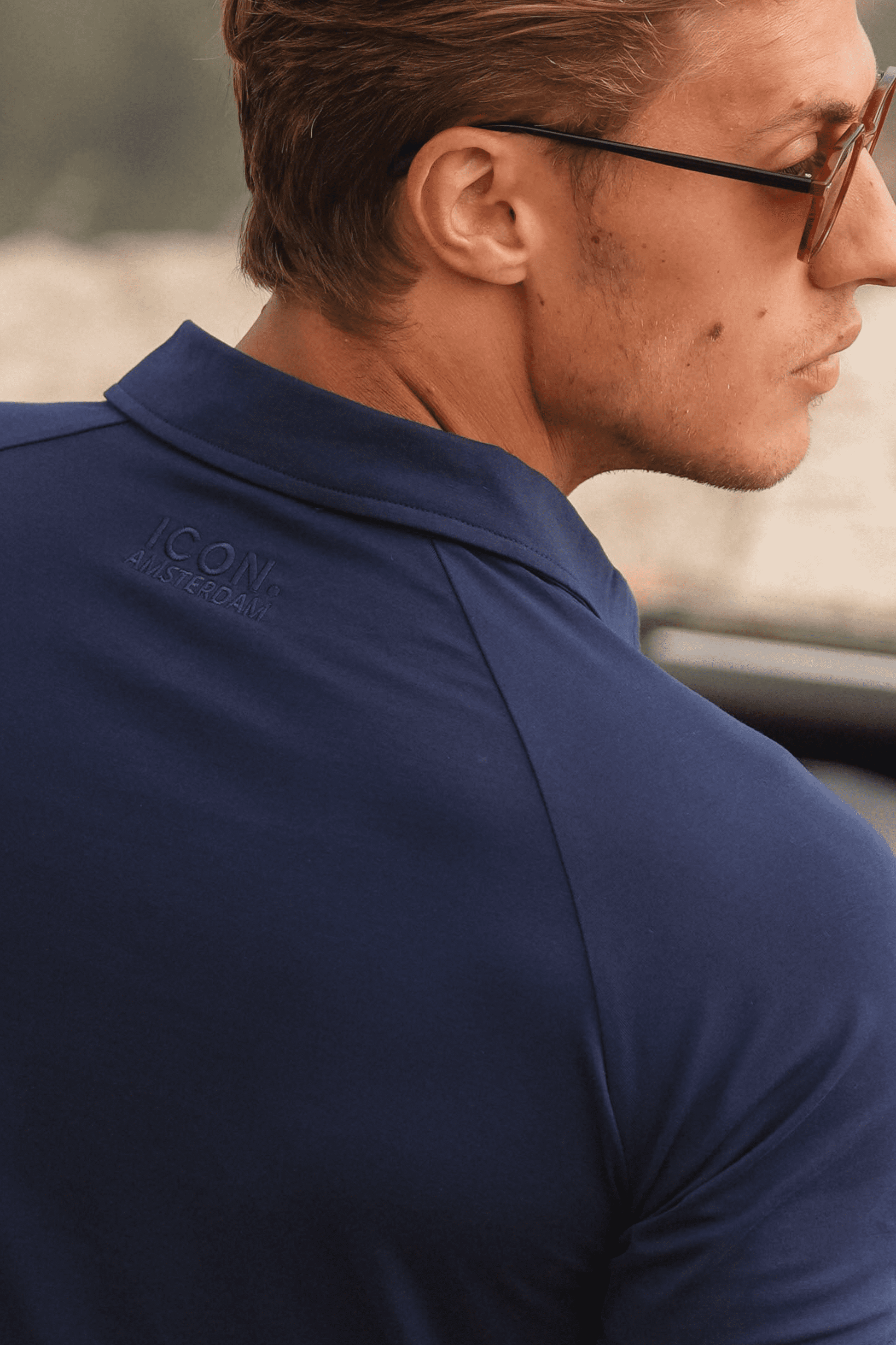 THE MUSCLE BUTTON POLO - PURECLO