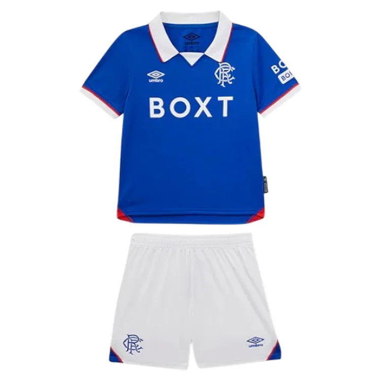 25/26 Kids Rangers Home Football Jersey