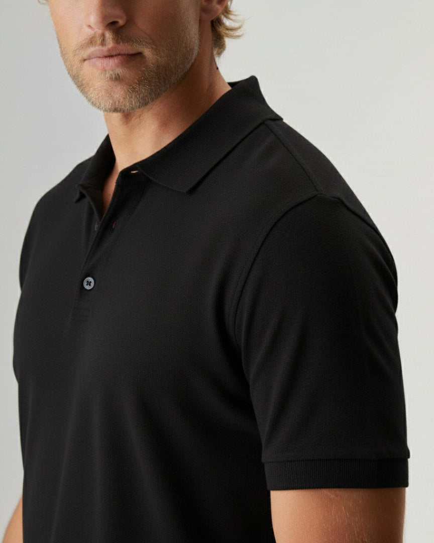 Kit 3 Polos Piquet Algodão Pima