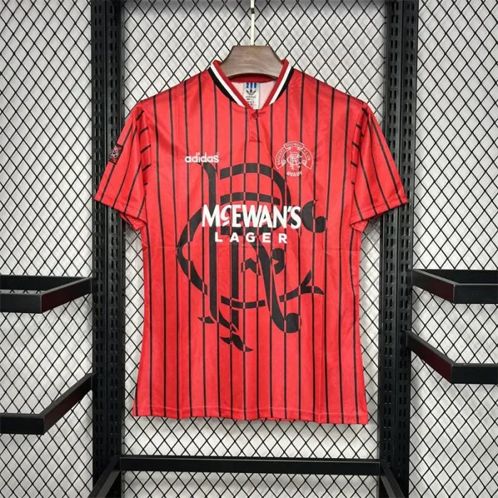 Retro Rangers Away Kit 1994 1995 Football Jersey - PURECLO