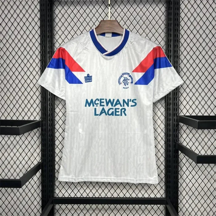 Retro Rangers Away Kit 1990 1992 Football Jersey - PURECLO