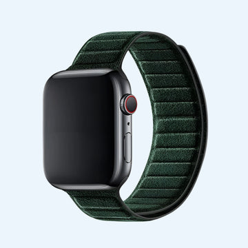 Alcantara Band Sport - Apple Watch - Midnight Green