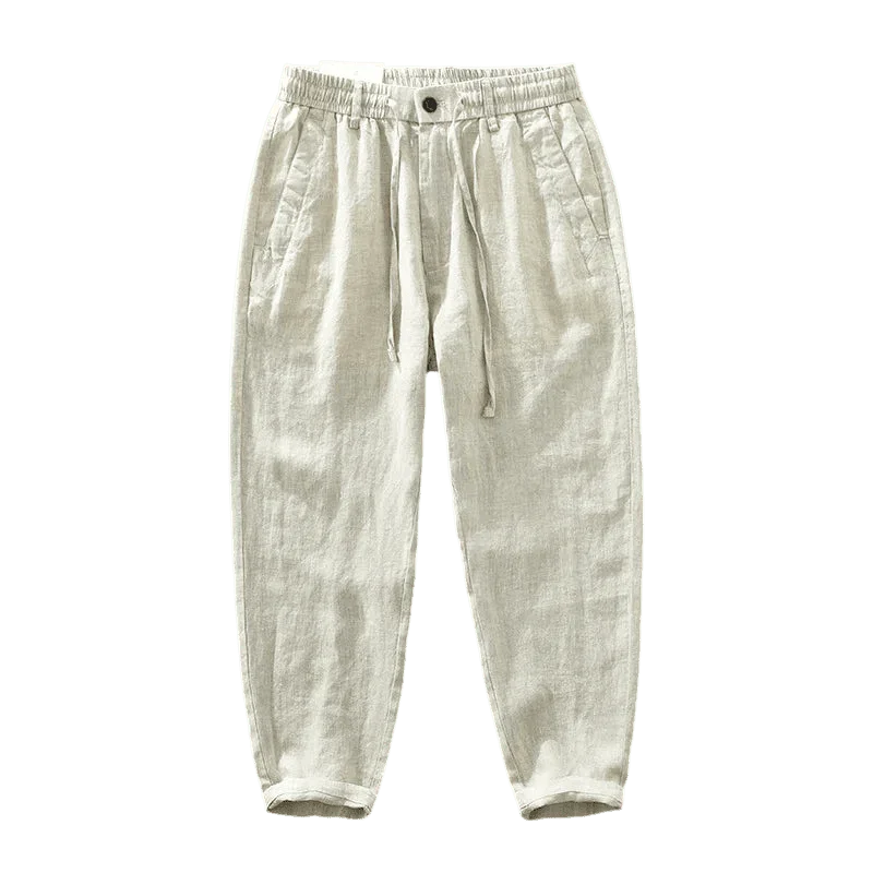 Men's Linen Trousers Elegio - Pure - PURECLO