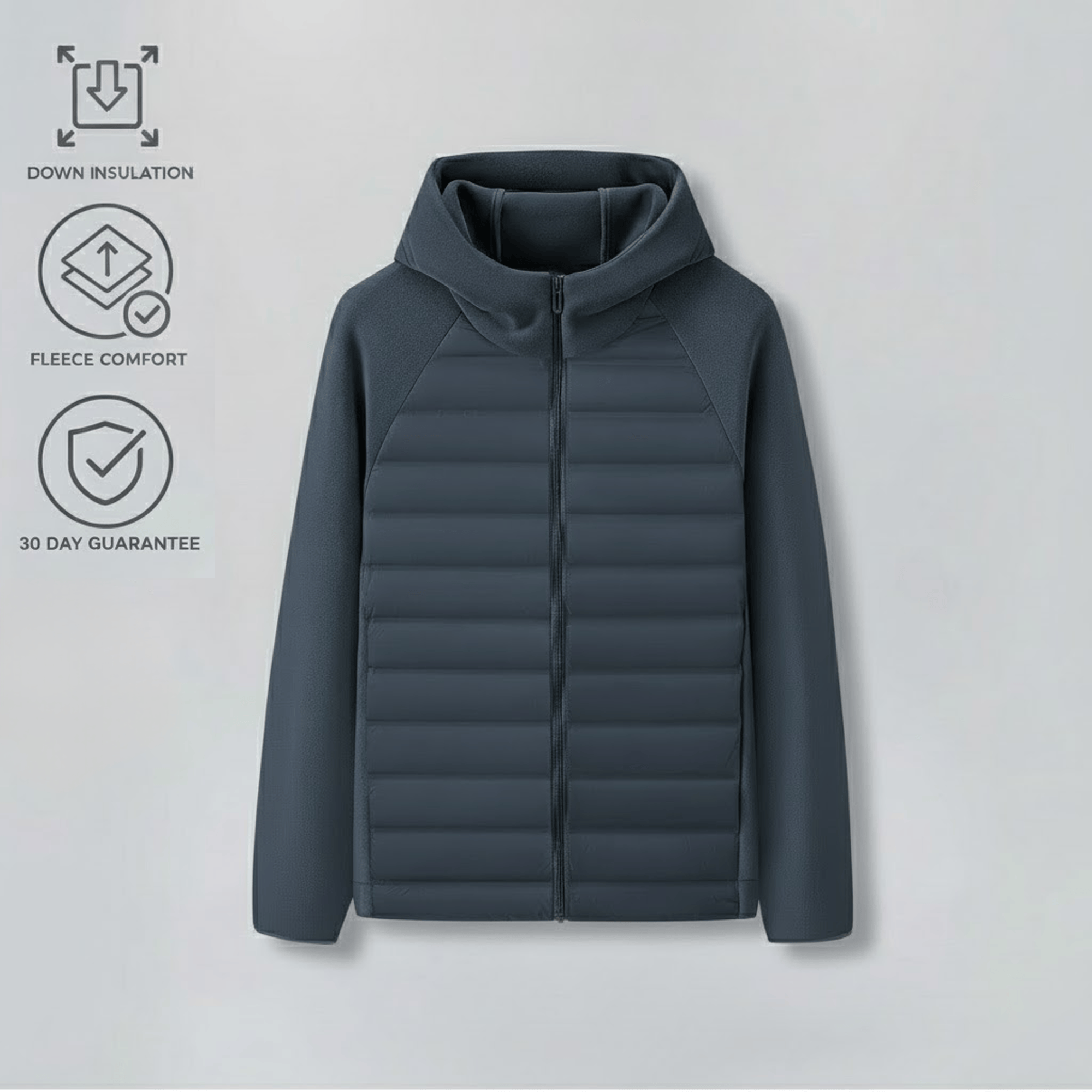 Fleece Down Gilet Jacket