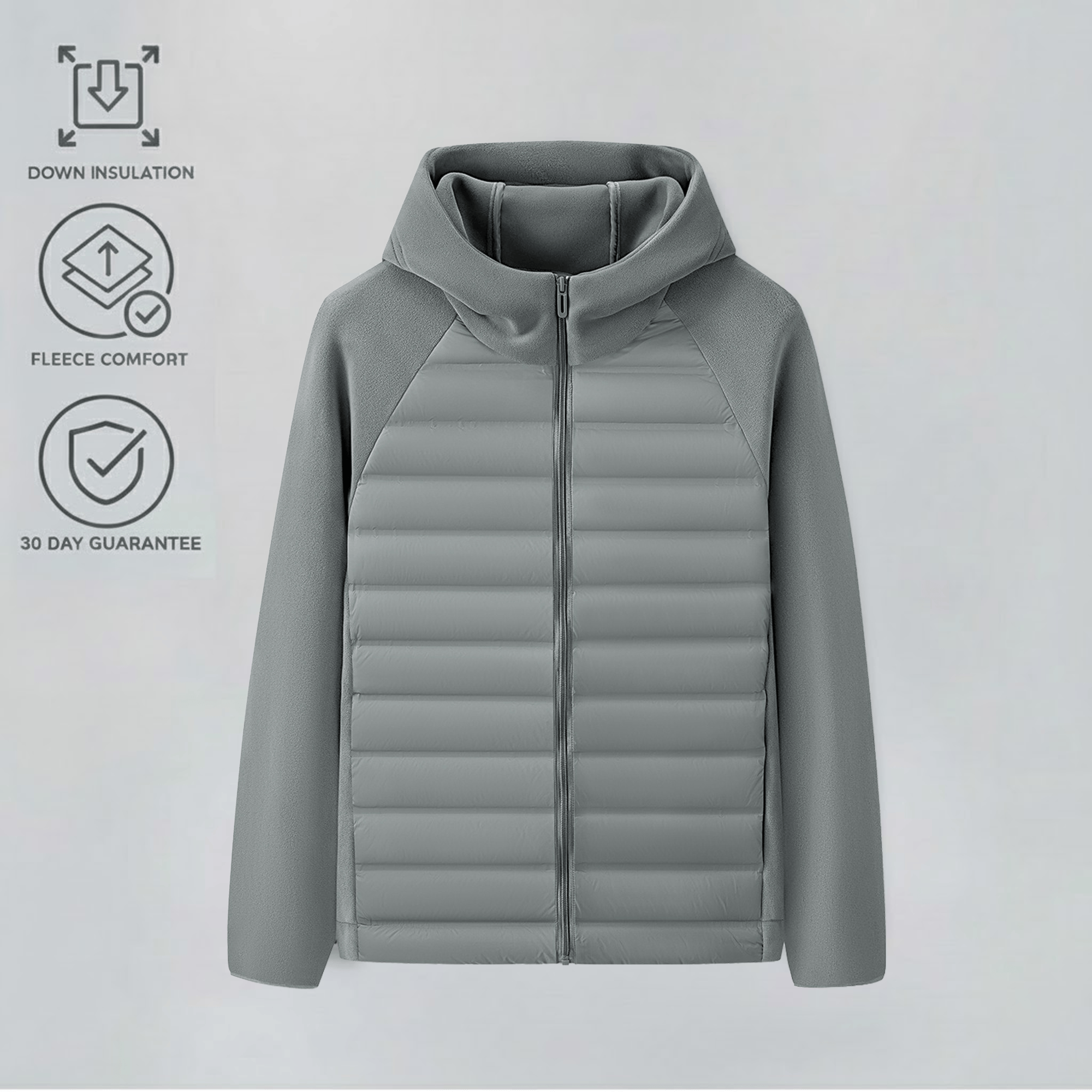 Fleece Down Gilet Jacket