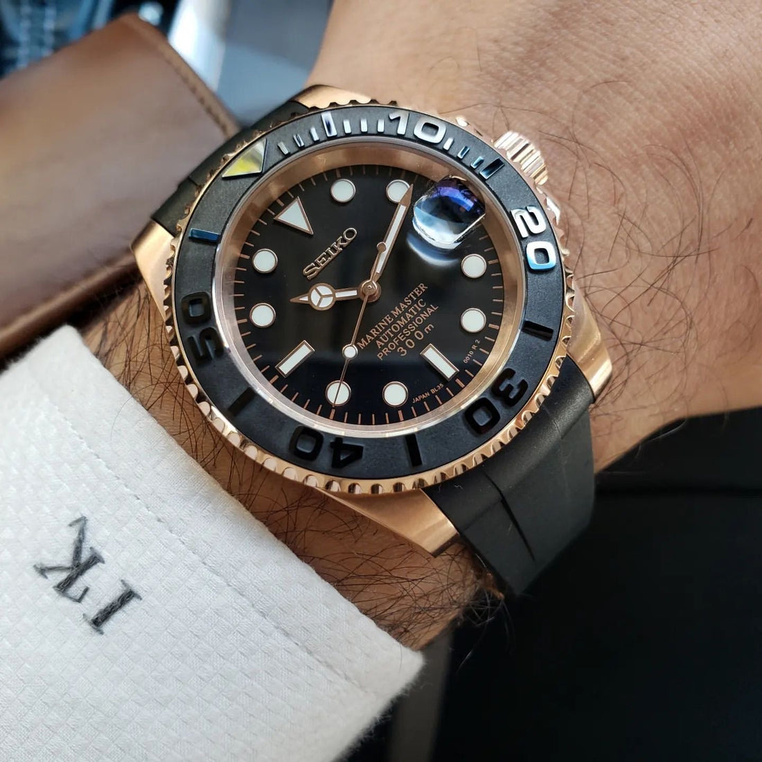 WATCH MOD YACHT | ROSE GOLD BLACK