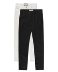 Kit 2 Calças de Sarja com Corte Chino - Santorini