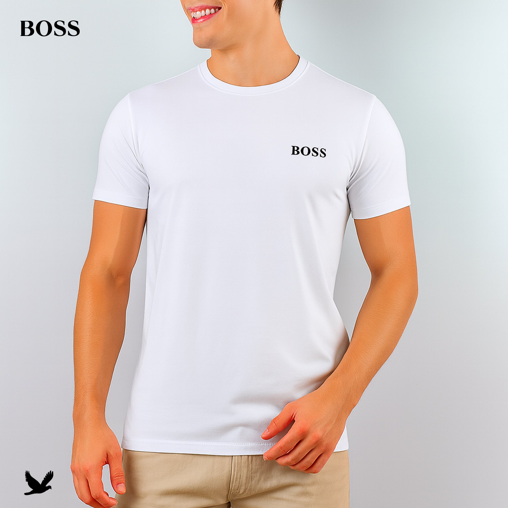 [BUY 3 GET 5] Kit 5 T-Shirt Boss Essential - Pure