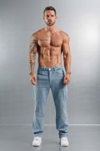 Legend London Jeans BAGGY JEANS - PALE BLUE WASH