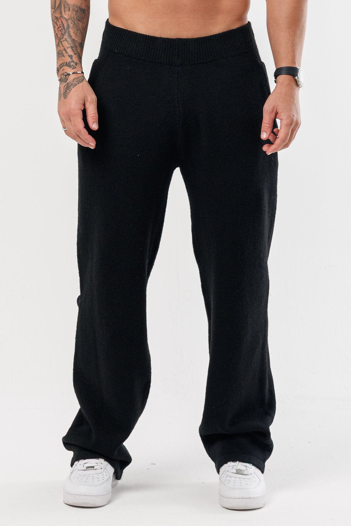 KNIT JOGGER - BLACK