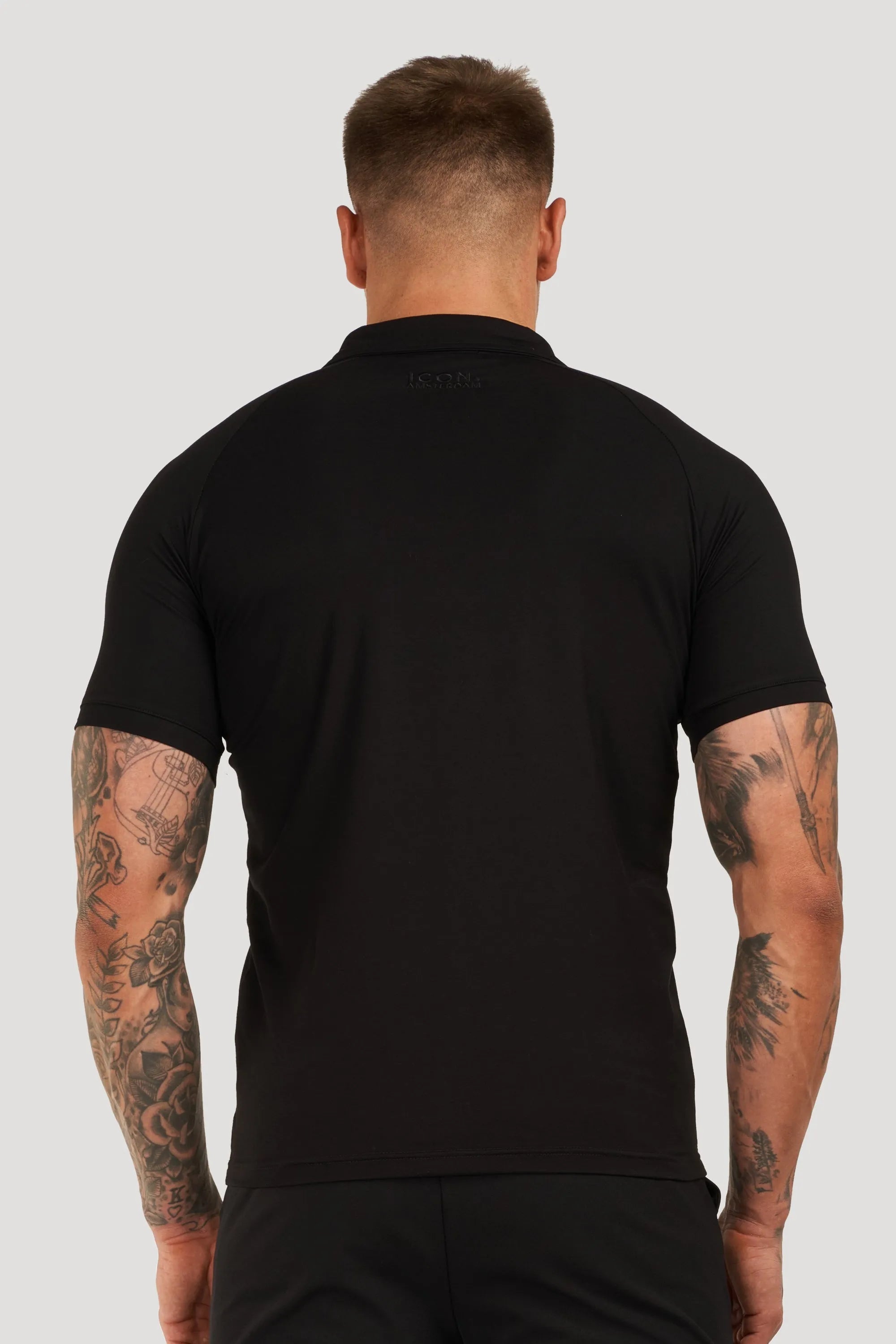 THE MUSCLE BUTTON POLO - PURECLO
