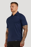 THE MUSCLE BUTTON POLO - PURECLO