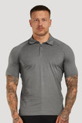 THE MUSCLE BUTTON POLO - PURECLO