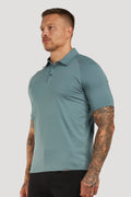 THE MUSCLE BUTTON POLO - PURECLO