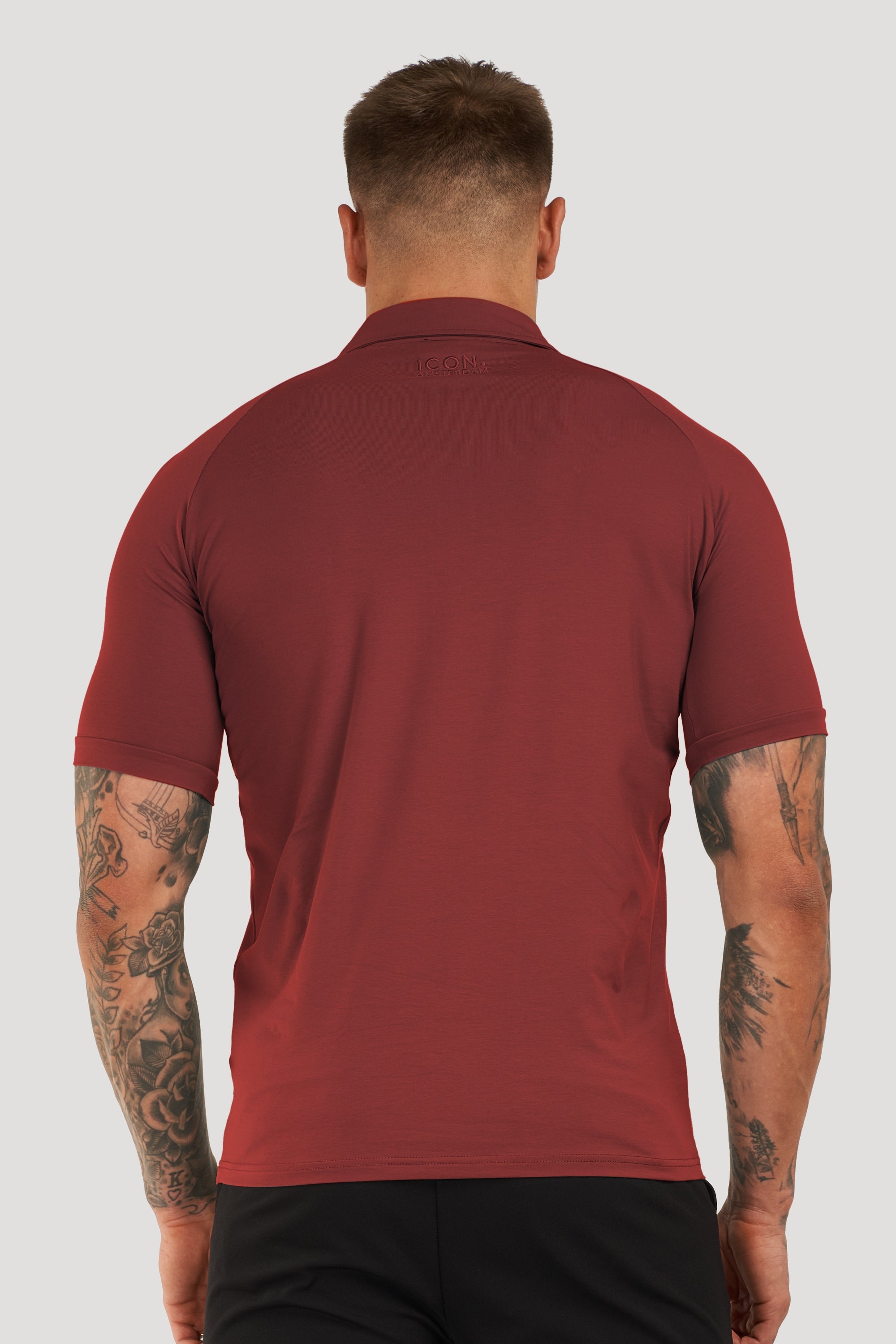 THE MUSCLE BUTTON POLO - PURECLO