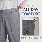 OldenEase - Men’s Classic Ice Silk High Waist Comfort Pants