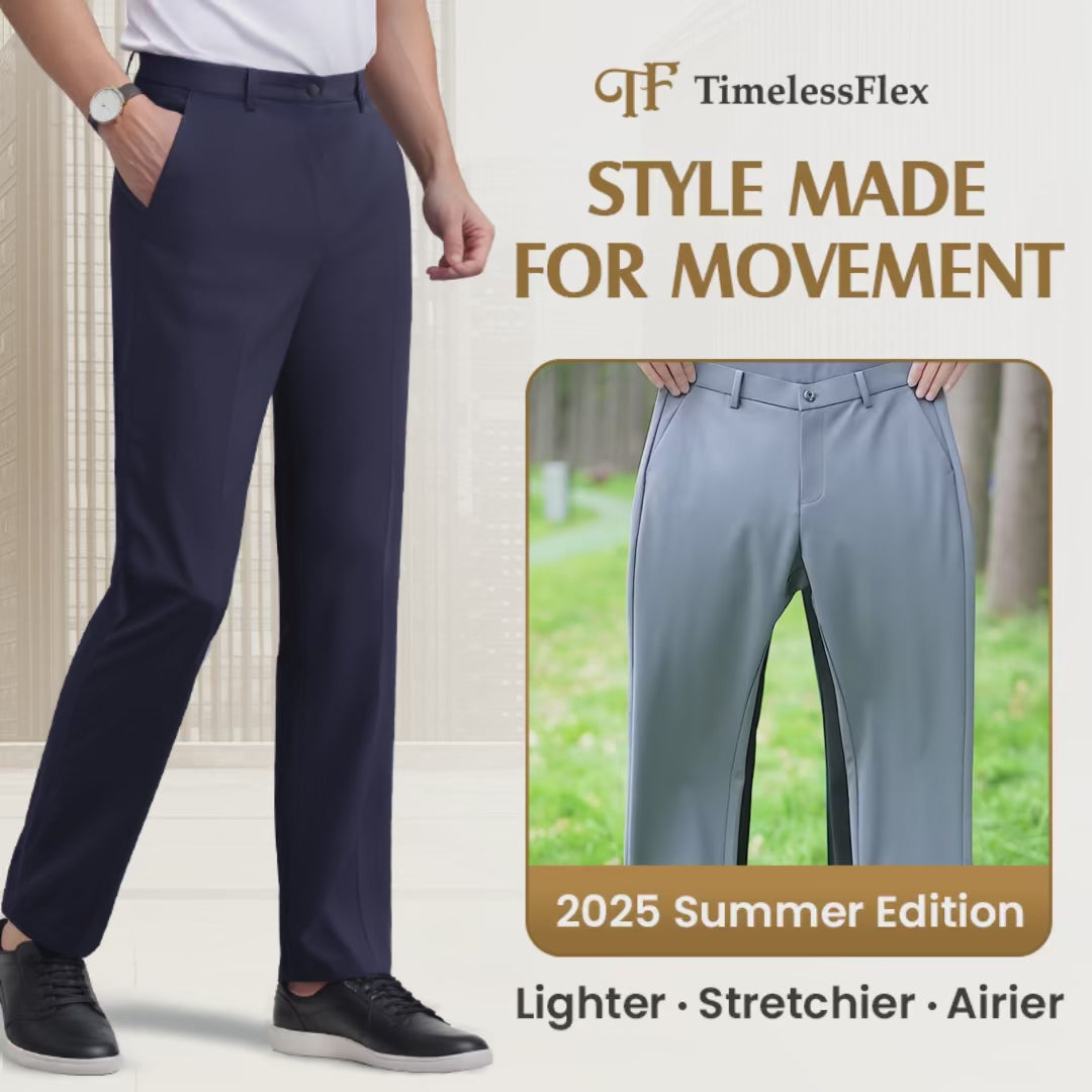 Pure TimelessFlex – Classic Straight Fit 4-Way Stretch Pants