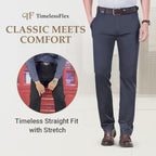 Pure™ TimelessFlex – Pantalones Clásicos de Corte Recto para Hombre con Elasticidad 4-Way Stretch