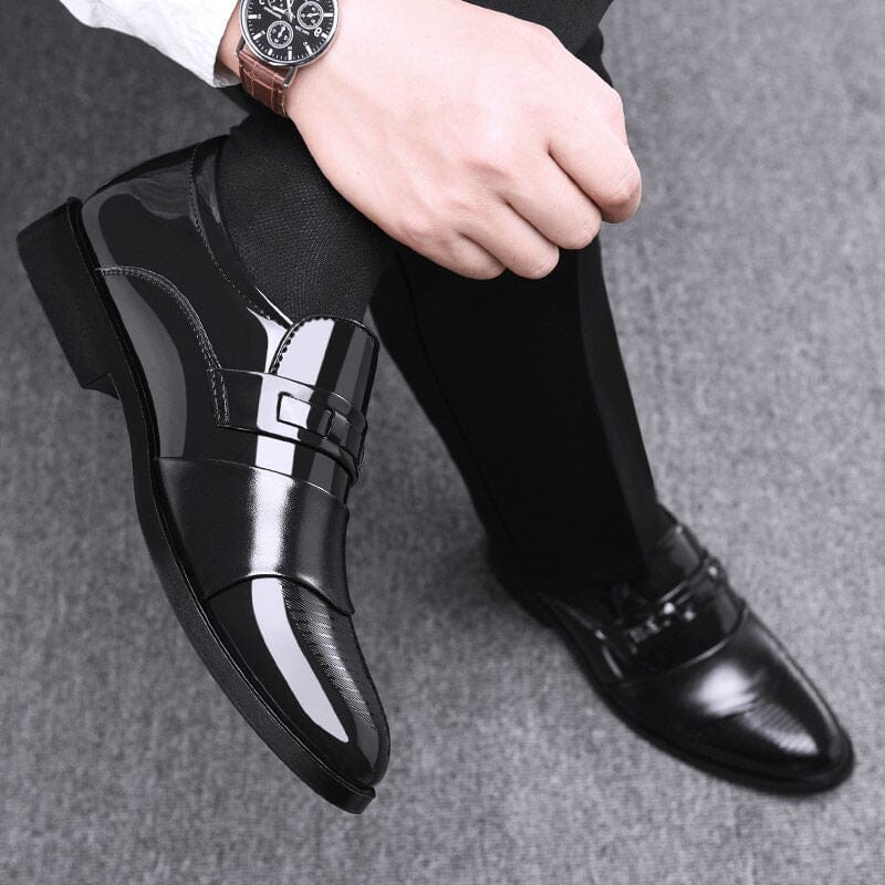 Ultra Gloss Leather Business Shoe - Pure